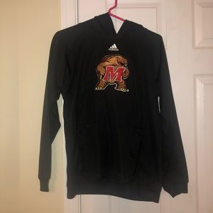 Adidas University of Maryland Black Sweatshirt